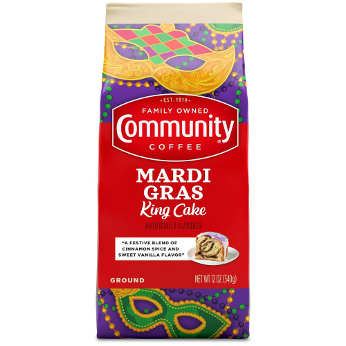Мелена кава Community Coffee Mardi Gras King Cake 340 г